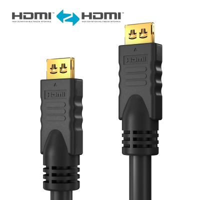 Câble HDMI - 1.4 Standard - Secure Lock System - Noir - 7.50m - Bag