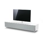 Meuble Just Lima - 200 cm avec abattant tissu acoustique - Blanc