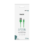 Câble de charge -USB  A  2,0 - Lightning  2.00 m Vert