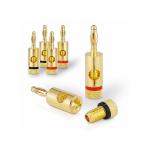 Fiche banane -6 mm Pack de 4