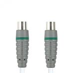 Liquidation Prix Net  Câble Antenne Coax M - Coax F Blanc 10.00m