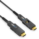 Câble fibre optique 4K HDMI/Micro détachable HDMI AOC -- 12.50 m