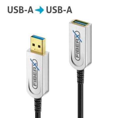 Rallonge Fibre Optique USB 3.2 Gen2 USB-A AOC - 15m