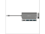 Hub USB Type C (m) - USBC3.1 (f), USB A 3.0 (f) x2, RJ45 (f) HDMI (f)