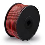 Câble HP 2x1.5mm² rouge/noir CCA en bobine de 100m