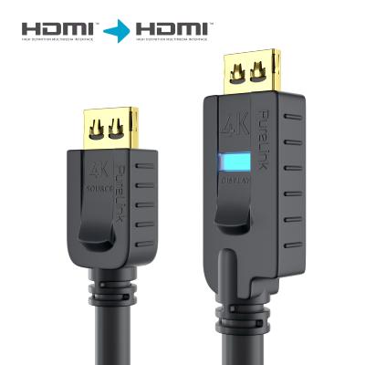 Câble HDMI actif 4K 18 Gbps 2.0 4K60Hz UHD Secure Lock System - 10m