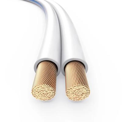 Câble HP 2x1.50mm² blanc OFC 100.00 m