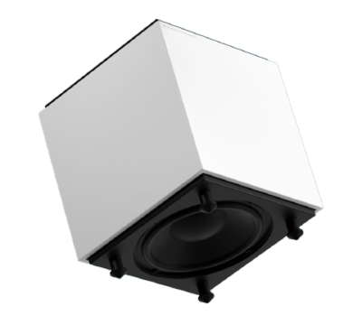 Gallo RoomSub 10 -300W Subwoofer (Blanc satiné)