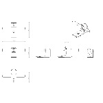 Support mural horizontal pour enceinte SONOS FIVE & Play:5 Noir