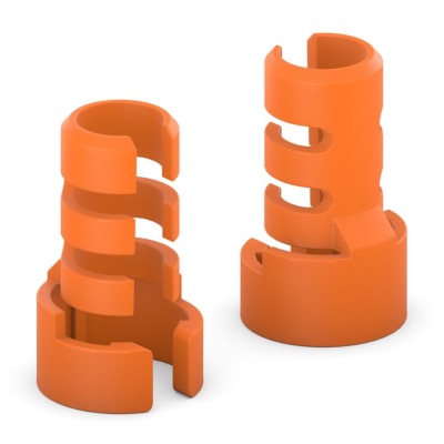 Serre-câbles de couleur- lot de 10 -Gamme FlexInstall-ORANGE