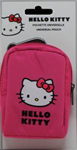 Liquidation  Etui souple universel pour APN rose small Hello Kitty