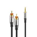 Câble audio Jack/2 RCA - 2.00m