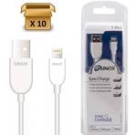 SXI2501MFI - Pack 10 pièces -10 % | Câble Lightning - USB blanc 1m