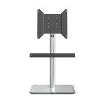 Support Tv pied de sol 96,8 cm + support Sonos ARC - base claire