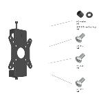 Support fixe  vesa 50/75/100  max 20 kg