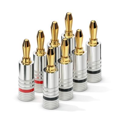 Fiche banane or - 6mm - Pack de 8 pcs
