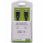 Câble HDMI - 1.4 Standard - Noir - 3.00 m