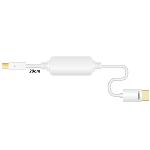 Mini DP M - HDMI M - 2.00 m - Blanc