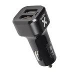 Liquidation Prix Net Chargeur Auto 2 USB 12V 2.4A  NOIR
