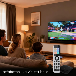 Télécommande universelle connectée avec base - Wifi - RF - BT - IR