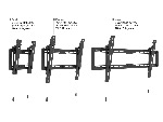 Support Fixe &  Inclinable 32"-65" 400x400, 50 Kg max