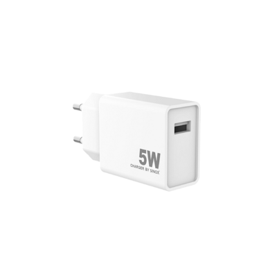 Chargeur Mural  USB-A 5W, Blanc