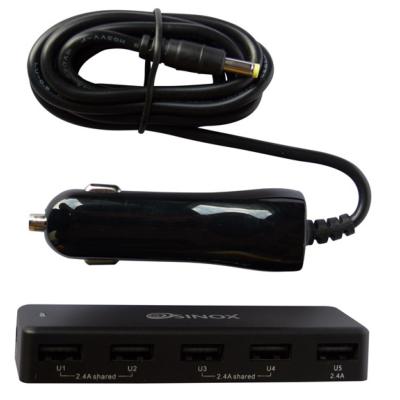 Liquidation Chargeur  HUB 12V 5 x USB - 2.0 7.2 A