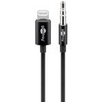 Câble audio Apple Lightning vers Jack 3,5 - Noir - 1.00m