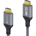 Câble HDMI 8K60 -gris/bleu -3.00m