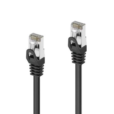 Câble RJ45 Cat.6a SFTP 0.5m noir / HDBaseT 