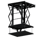 Support plafond motorisé pour vidéo projecteur max 20kg - 300mm