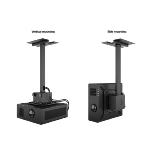 Support pour video projecteur noir - charge max 40 kg- inclinable