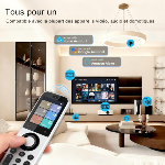 Télécommande universelle connectée avec base - Wifi - RF - BT - IR