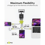 Chargeur de Table 65W multisupports USB-C x 2 -USB-A x2
