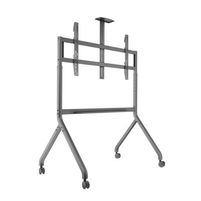 Chariot roulettes 65-100" -200x200-1200x600- 90 kg max-avec étagère .