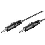 Câble Jack 3.5 mm M/M 1.50 m noir