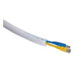 GAINE CABLE 19mm - Blanc - Bobine de 50.00m