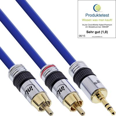 Câble Jack / 2 RCA Premium 10.00 m