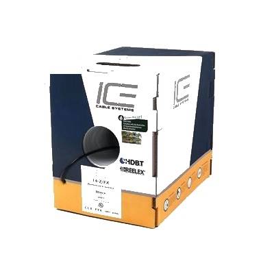 Câble HP 2.08mm2 box 152.5 m noir