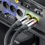 Câble audio RALLONGE 2x fiches RCA M / 2x fiches RCA F10.00 m