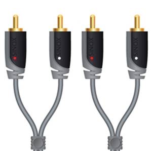 Câble Audio 2RCA M - 2 RCA M - 1.00 m