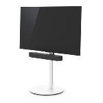 Meuble SPECTRAL circle 84-93,5cm socle acier, réglable hauteur -BLANC