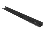 Goulotte noire  aluminium  sol 160 x 13.9 cm