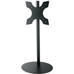 Pied de sol TV 32-65", base ronde peint noir- Haut 1.20m