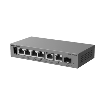 Switch  Gigabit 6 ports - 4 POE 120 W- Managable