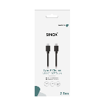 Câble USB C-C, Sync & Charge  2.0® Noir  2.00 m