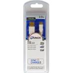 Câble USB-A M / USB Micro-B M - Sync/charge - 2.00 m Blanc