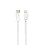 Cable Charge & Data USB C - Lightning  0,5 m Blanc