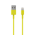 Câble de charge -USB   A 2,0  Lightning 1.00 m Jaune