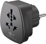 Adaptateur secteur de Voyage (UK-Suisse-Italie-USA) noir